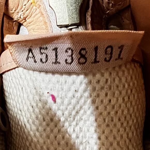 Dooney & Bourke Wayfarer Pink Tan Canvas Monogram Crossbody Bag Satchel - Picture 10 of 16